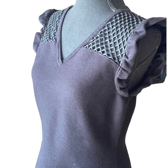 RACHEL Rachel Roy Stretchable Black Dress - Picture 3 of 7